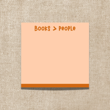 Load image into Gallery viewer, Sticky Notes - Books Are Better Than People / KINGDOM OF THREADS (WILDLY ENOUGH)