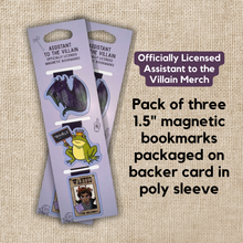 Load image into Gallery viewer, Magnetic Bookmark Set - Assistant to the Villain / KINGDOM OF THREADS (WILDLY ENOUGH)