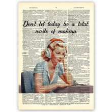 Load image into Gallery viewer, Dictionary Page Art / VINTAGE DICTIONARY ART