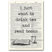 Load image into Gallery viewer, Dictionary Page Art / VINTAGE DICTIONARY ART