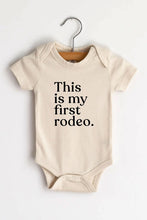 Load image into Gallery viewer, Organic Baby Onesie - This is My First Rodeo / GLADFOLK