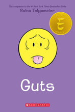 Load image into Gallery viewer, Guts (A Graphic Novel) by Raina Telgemeier / Hardcover or Paperback - NEW BOOK (English or Spanish)