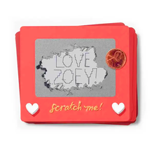 Load image into Gallery viewer, Scratch-Off Valentines - Scratch A Sketch / INKLINGS PAPERIE