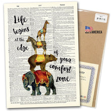 Load image into Gallery viewer, Dictionary Page Art / VINTAGE DICTIONARY ART