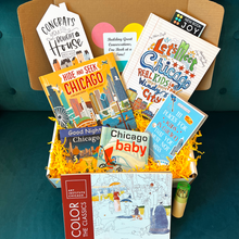 Load image into Gallery viewer, Home Sweet Home Chicago - New Family in Chicagoland / Milestones & Moments for Kids - BOOK BOX OR BUNDLE - Starting at $45!