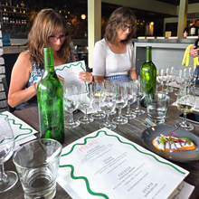 Load image into Gallery viewer, Books, Bites + Bevys Tasting - On-the-Road / Women's History Month Bookish Luncheon Pop-up Event at Patina Wine Bar