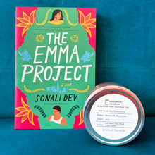 Load image into Gallery viewer, The Emma Project / Incense + Sensibility Candle + *Optional* Book Bundle (LIMITED EDITION) / EDGEWATER CANDLES