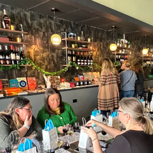 Load image into Gallery viewer, Books, Bites + Bevys Tasting - On-the-Road / Women's History Month Bookish Luncheon Pop-up Event at Patina Wine Bar