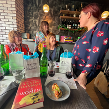 Load image into Gallery viewer, Books, Bites + Bevys Tasting - On-the-Road / Women's History Month Bookish Luncheon Pop-up Event at Patina Wine Bar