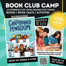 Load image into Gallery viewer, Kids Book Club Camp / Books, Book Chats + Activities for 3rd-5th Graders
