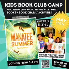 Load image into Gallery viewer, Kids Book Club Camp / Books, Book Chats + Activities for 3rd-5th Graders