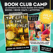 Load image into Gallery viewer, Kids Book Club Camp / Books, Book Chats + Activities for 3rd-5th Graders