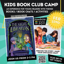 Load image into Gallery viewer, Kids Book Club Camp / Books, Book Chats + Activities for 3rd-5th Graders