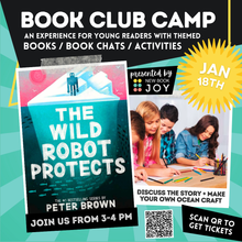 Load image into Gallery viewer, Kids Book Club Camp / Books, Book Chats + Activities for 3rd-5th Graders