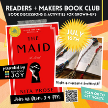 Load image into Gallery viewer, Book Discussion +/or Crafting Event / Book Club Experience for The Maid - Starting at $10!