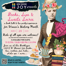 Load image into Gallery viewer, Books, Sips & Sweets Soiree / Women's History Month Tea Party Event for for Kids of All Ages - Starting at $15 A PAIR!