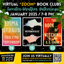 Load image into Gallery viewer, Virtual Book Club / *ZOOM* Experience for Grown-Ups - Starting at $10!