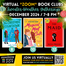 Load image into Gallery viewer, Virtual Book Club / *ZOOM* Experience for Grown-Ups - Starting at $10!