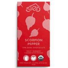 Load image into Gallery viewer, Chocolate Bar - Scorpion Pepper / STED FOODS (TERROIR CHOCOLATE)