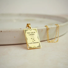 Load image into Gallery viewer, Book Necklace - The Great Gatsby / LITERARY EMPORIUM (PRE-ORDER FOR EARLY NOVEMBER)