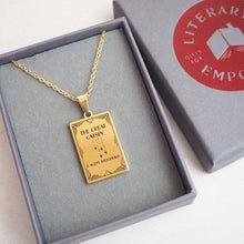 Load image into Gallery viewer, Book Necklace - The Great Gatsby / LITERARY EMPORIUM (PRE-ORDER FOR EARLY NOVEMBER)