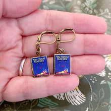 Load image into Gallery viewer, Book Locket Earrings - The Great Gatsby / MARSHALL AND ROSE (PRE-ORDER FOR EARLY NOVEMBER)