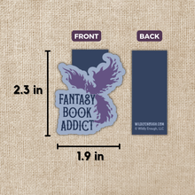 Load image into Gallery viewer, Magnetic Bookmark - Fantasy Book Addict / KINGDOM OF THREADS (WILDLY ENOUGH)