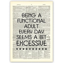 Load image into Gallery viewer, Dictionary Page Art / VINTAGE DICTIONARY ART