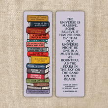 Load image into Gallery viewer, Bookmark - Sarah J. Maas Romantasy Book Stack / KINGDOM OF THREADS (WILDLY ENOUGH)