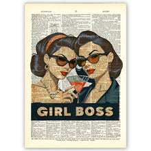 Load image into Gallery viewer, Dictionary Page Art / VINTAGE DICTIONARY ART