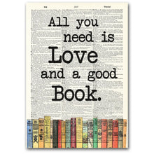 Load image into Gallery viewer, Dictionary Page Art / VINTAGE DICTIONARY ART