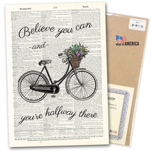 Load image into Gallery viewer, Dictionary Page Art / VINTAGE DICTIONARY ART