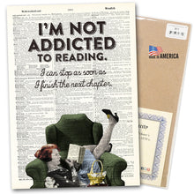 Load image into Gallery viewer, Dictionary Page Art / VINTAGE DICTIONARY ART