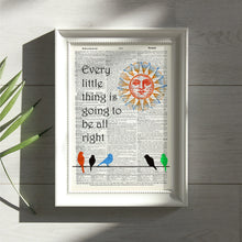 Load image into Gallery viewer, Dictionary Page Art / VINTAGE DICTIONARY ART