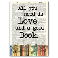 Load image into Gallery viewer, Dictionary Page Art / VINTAGE DICTIONARY ART