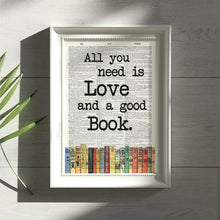 Load image into Gallery viewer, Dictionary Page Art / VINTAGE DICTIONARY ART