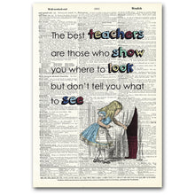 Load image into Gallery viewer, Dictionary Page Art / VINTAGE DICTIONARY ART