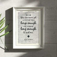 Load image into Gallery viewer, Dictionary Page Art / VINTAGE DICTIONARY ART