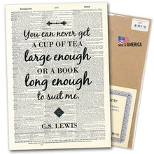 Load image into Gallery viewer, Dictionary Page Art / VINTAGE DICTIONARY ART