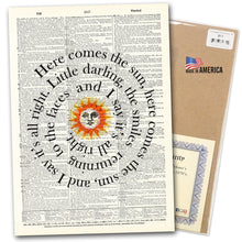 Load image into Gallery viewer, Dictionary Page Art / VINTAGE DICTIONARY ART