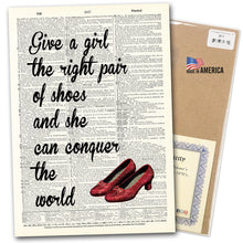 Load image into Gallery viewer, Dictionary Page Art / VINTAGE DICTIONARY ART