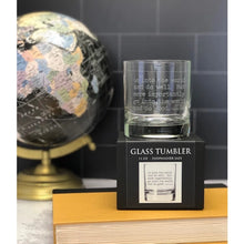 Load image into Gallery viewer, Short Tumbler Cocktail Glass - Do Well, Do Good / FLY PAPER PRODUCTS