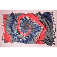 Load image into Gallery viewer, Turkish Beach Towel & Blanket - Tie Dye / KAFTHAN
