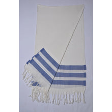 Load image into Gallery viewer, Turkish Beach Towel & Blanket - Classic Stripe / KAFTHAN