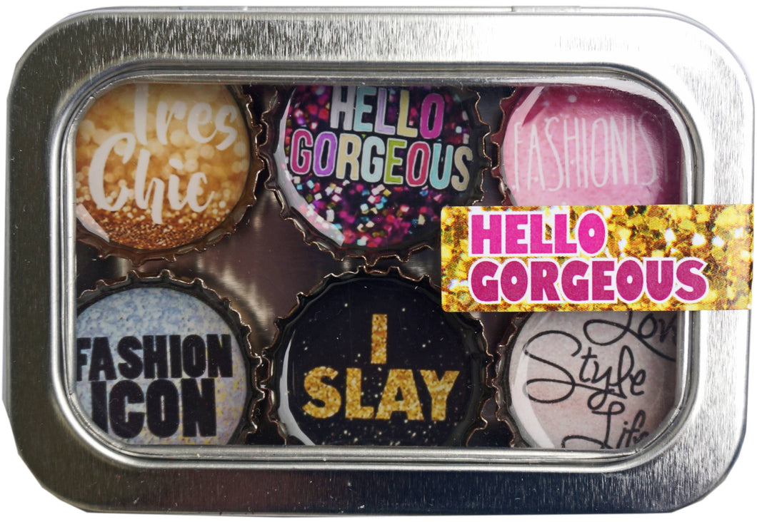 Magnet Set - Hello Gorgeous / KATE'S MAGNETS