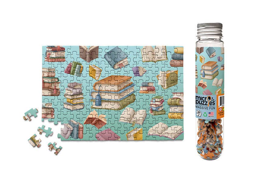 Mini Jigsaw Puzzle - Book Collage / MICRO PUZZLES