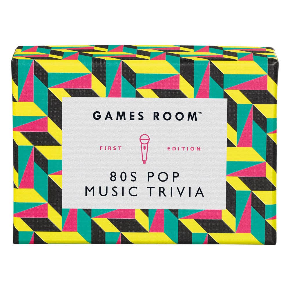 80s Pop Music Trivia Game / GAME ROOM + CHRONICLE BOOKS
