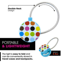 Load image into Gallery viewer, Book Light - French Bull Disc - Multi Dots / WITHit
