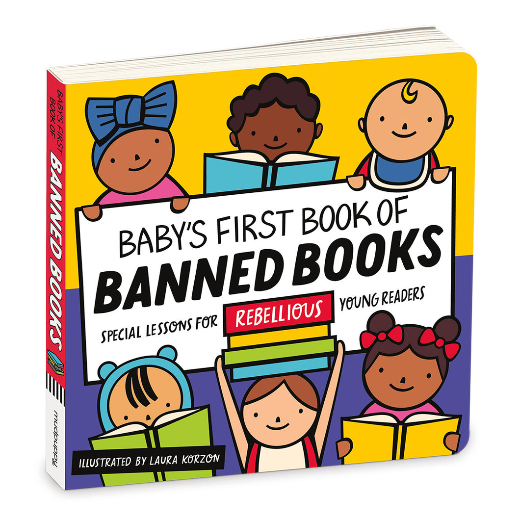 Baby's First Book of Banned Books by Laura Korzon / NEW-BOOK - Board Book
