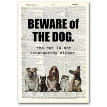 Load image into Gallery viewer, Dictionary Page Art / VINTAGE DICTIONARY ART
